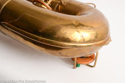 Buescher True Tone Bass Saxophone Fresh Full Overhaul! Very Good Condition