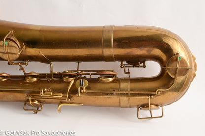 Buescher True Tone Bass Saxophone Fresh Full Overhaul! Very Good Condition