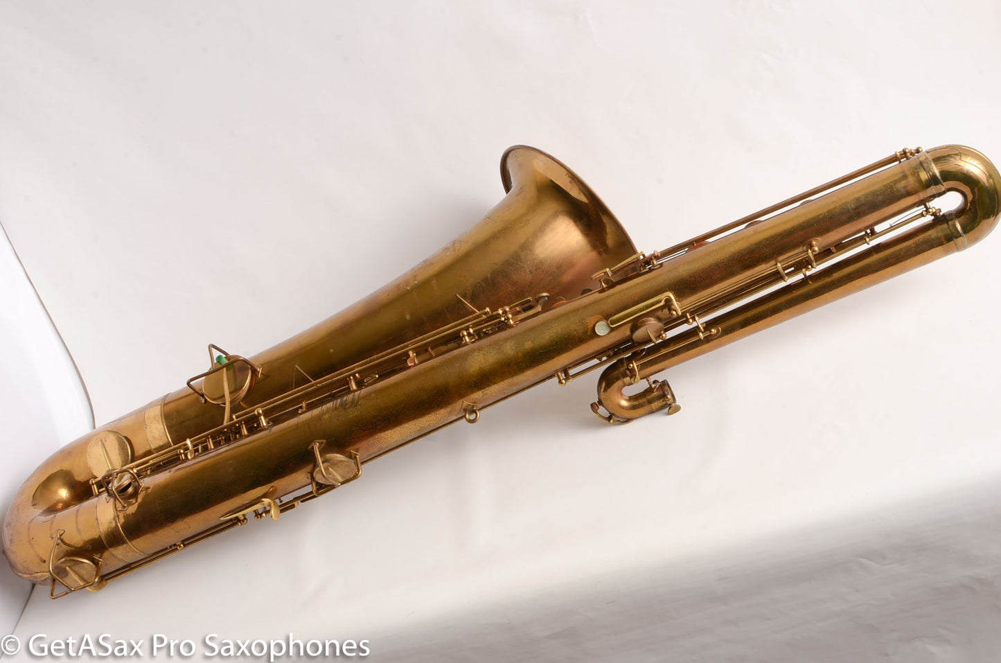 Buescher True Tone Bass Saxophone Fresh Full Overhaul! Very Good Condition