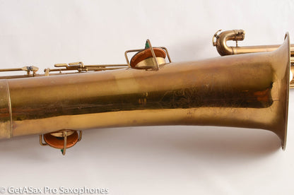 Buescher True Tone Bass Saxophone Fresh Full Overhaul! Very Good Condition