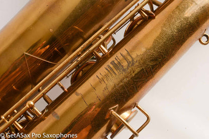 Buescher True Tone Bass Saxophone Fresh Full Overhaul! Very Good Condition