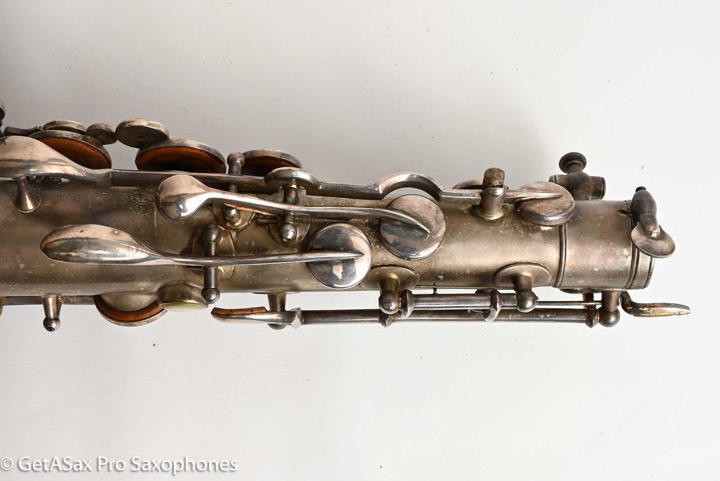 Buescher True Tone C Melody Saxophone Original Silver Old Pads 117561