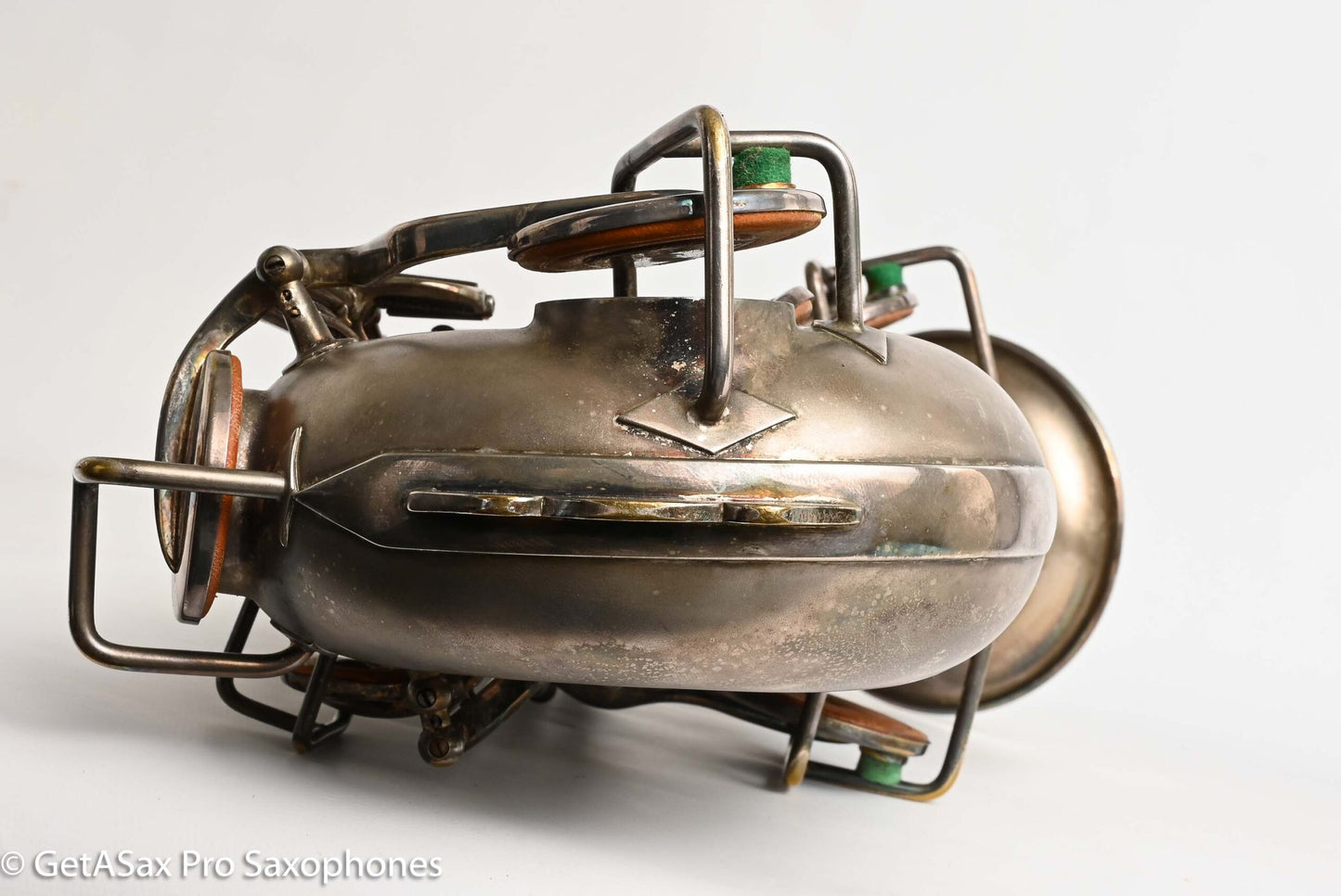 Buescher True Tone C Melody Saxophone Original Silver Old Pads 117561