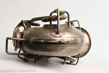 Buescher True Tone C Melody Saxophone Original Silver Old Pads 117561