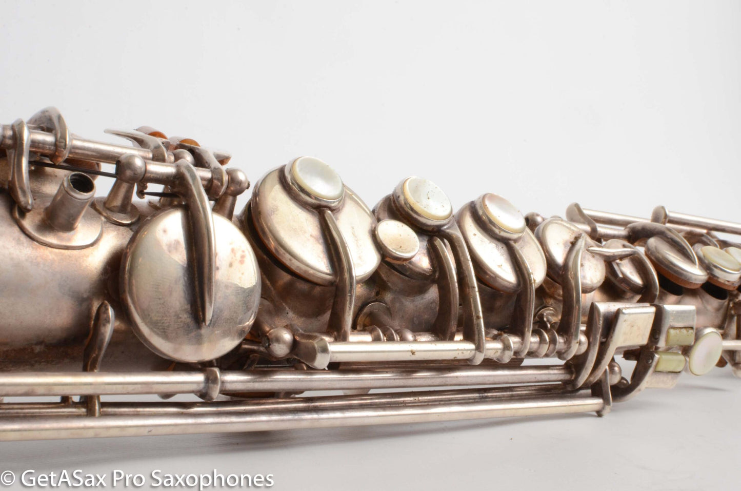 Buescher True Tone C Soprano Original Silver Very Good Condition 140769