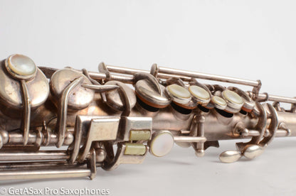 Buescher True Tone C Soprano Original Silver Very Good Condition 140769