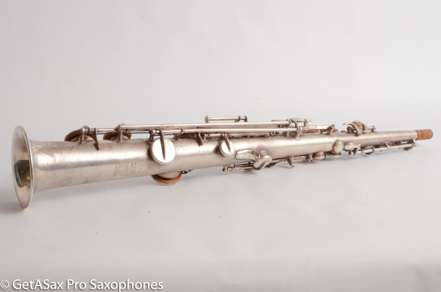 Buescher True Tone C Soprano Original Silver Very Good Condition 140769