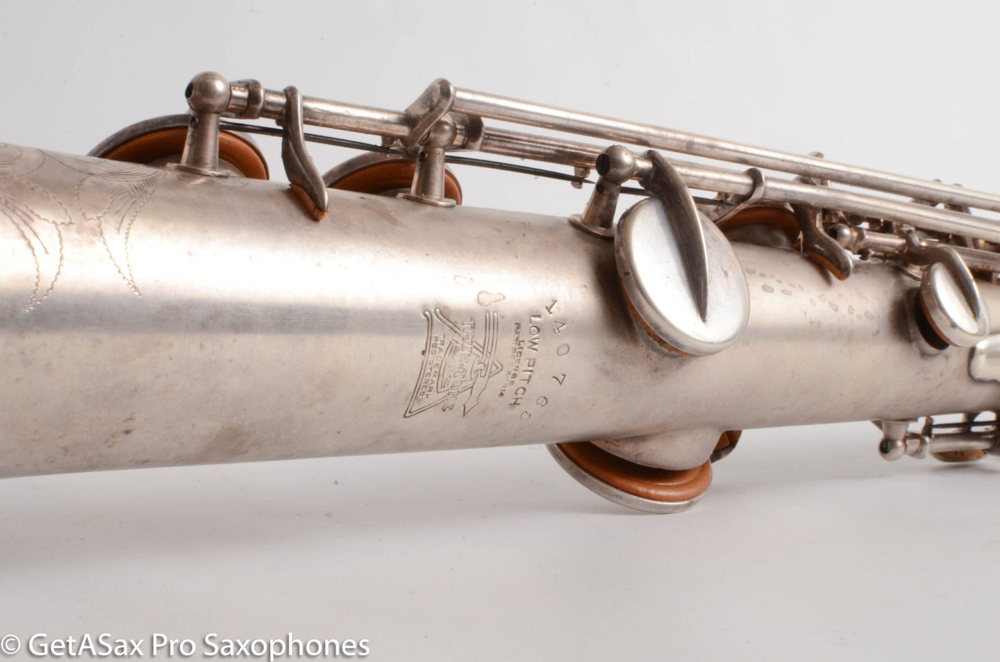 Buescher True Tone C Soprano Original Silver Very Good Condition 140769