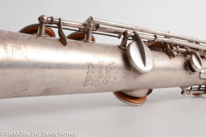 Buescher True Tone C Soprano Original Silver Very Good Condition 140769