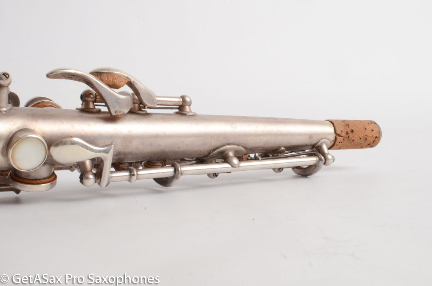 Buescher True Tone C Soprano Original Silver Very Good Condition 140769