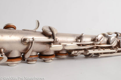 Buescher True Tone C Soprano Original Silver Very Good Condition 140769