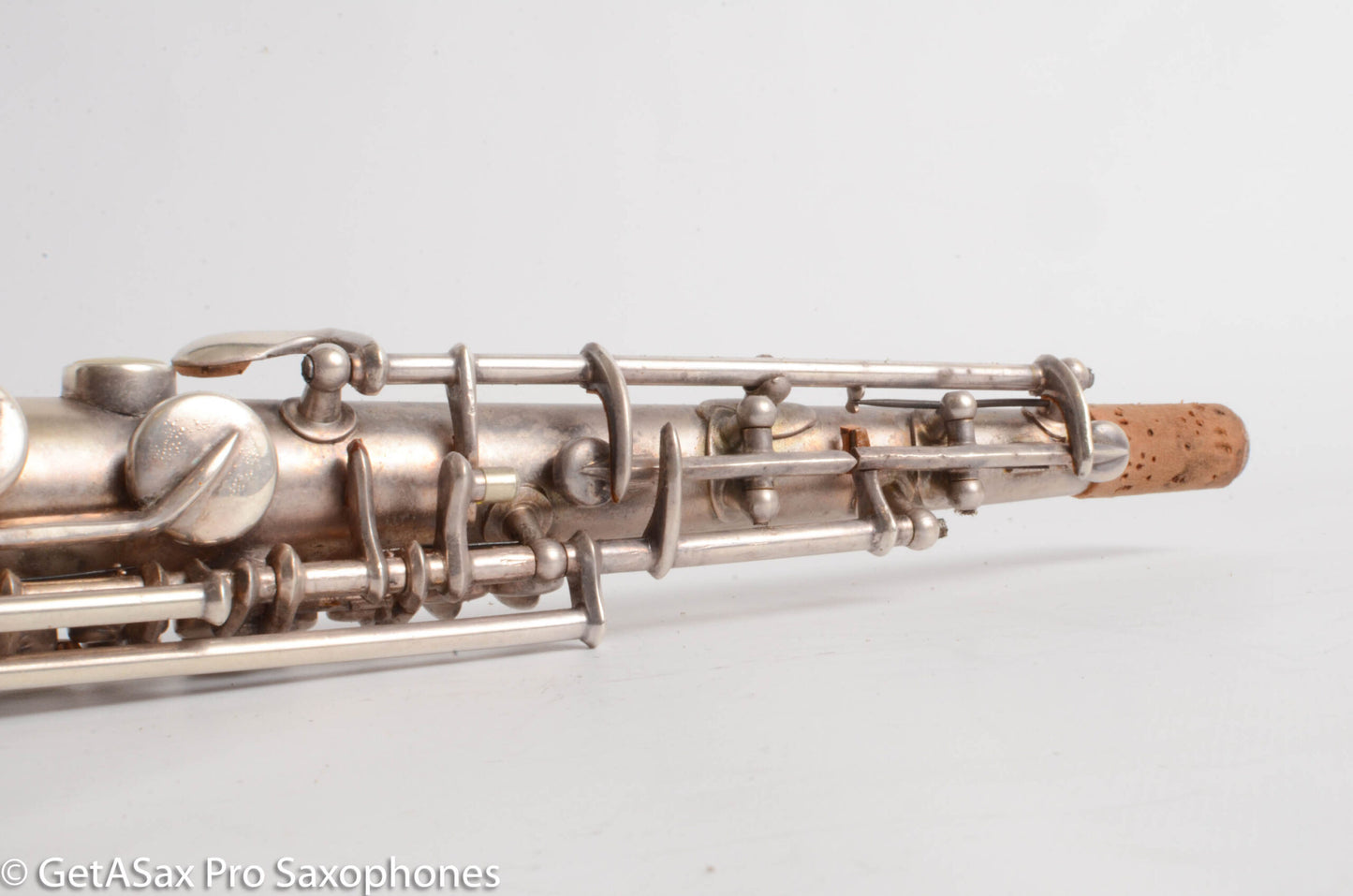 Buescher True Tone C Soprano Original Silver Very Good Condition 140769