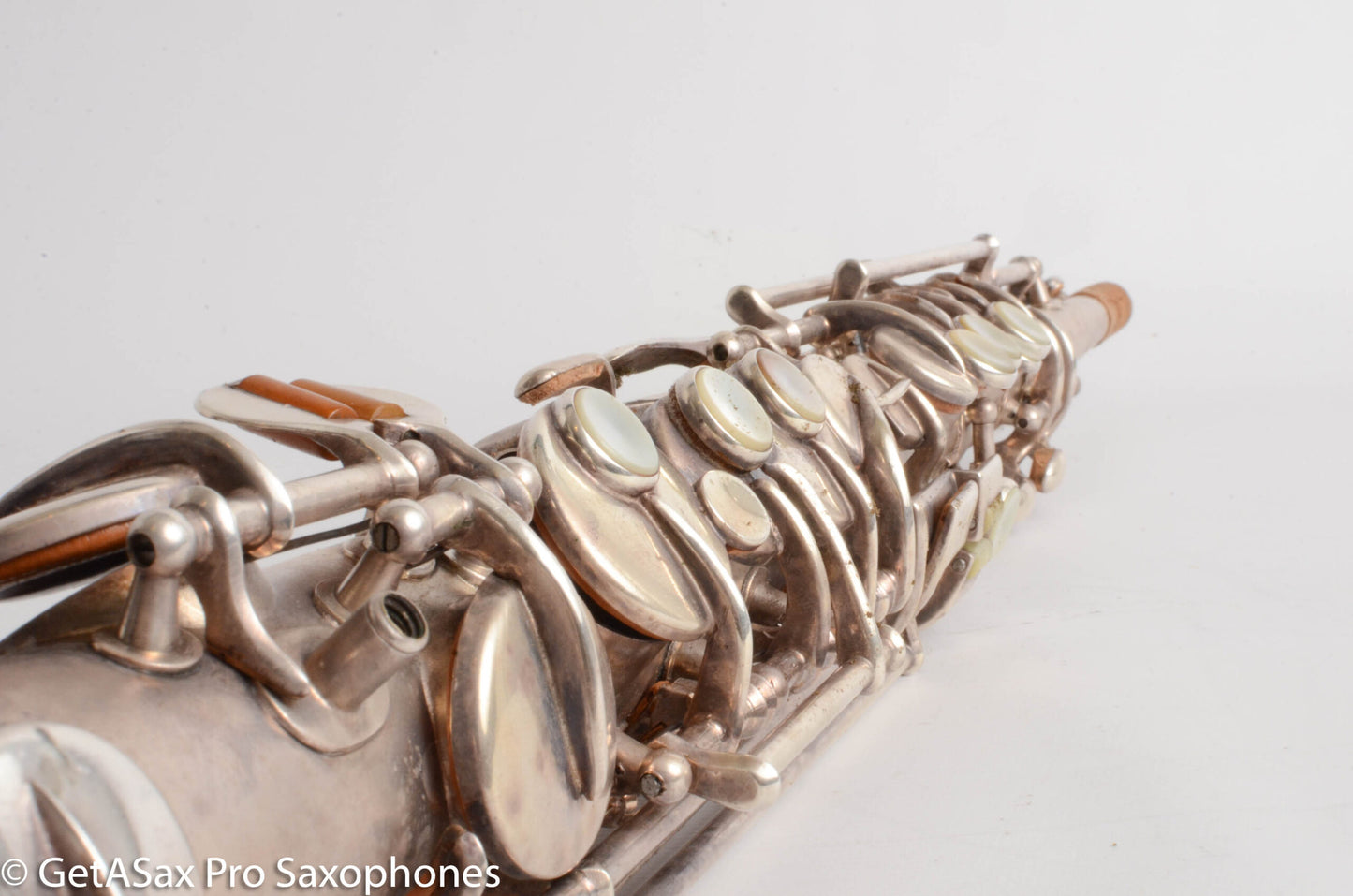 Buescher True Tone C Soprano Original Silver Very Good Condition 140769