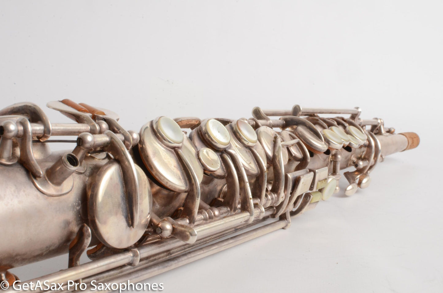 Buescher True Tone C Soprano Original Silver Very Good Condition 140769