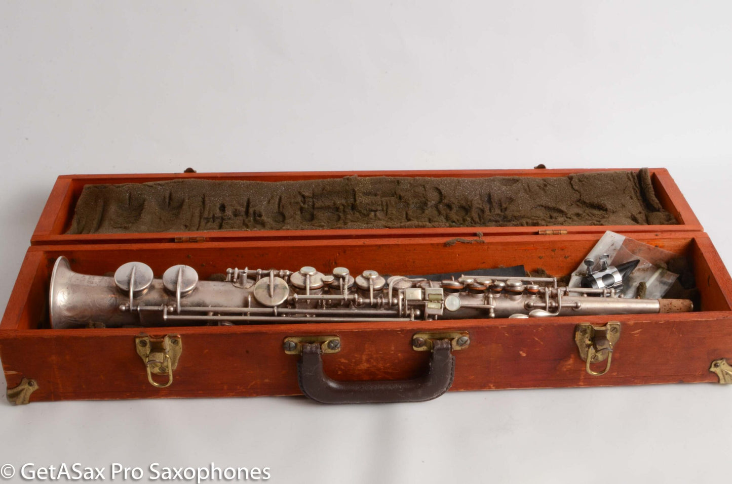 Buescher True Tone C Soprano Original Silver Very Good Condition 140769