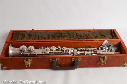 Buescher True Tone C Soprano Original Silver Very Good Condition 140769