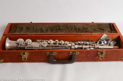 Buescher True Tone C Soprano Original Silver Very Good Condition 140769