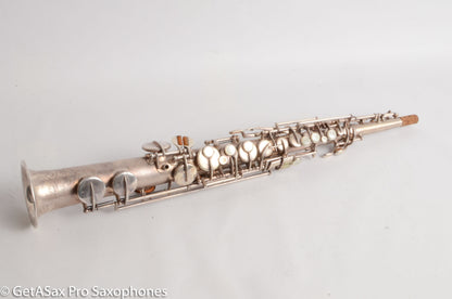 Buescher True Tone C Soprano Original Silver Very Good Condition 140769