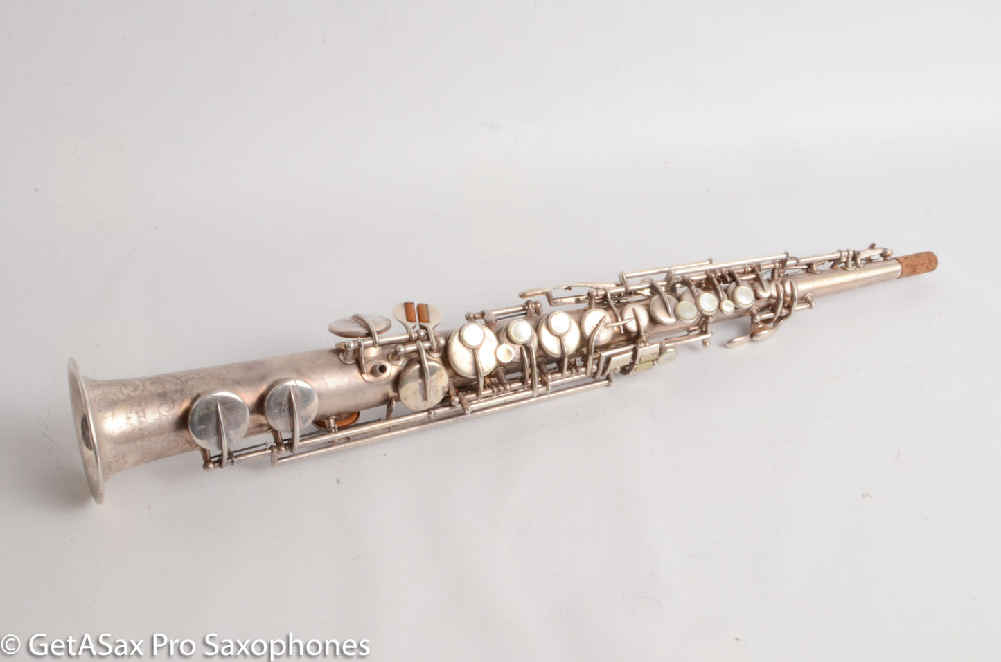 Buescher True Tone C Soprano Original Silver Very Good Condition 140769