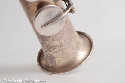 Buescher True Tone C Soprano Original Silver Very Good Condition 140769