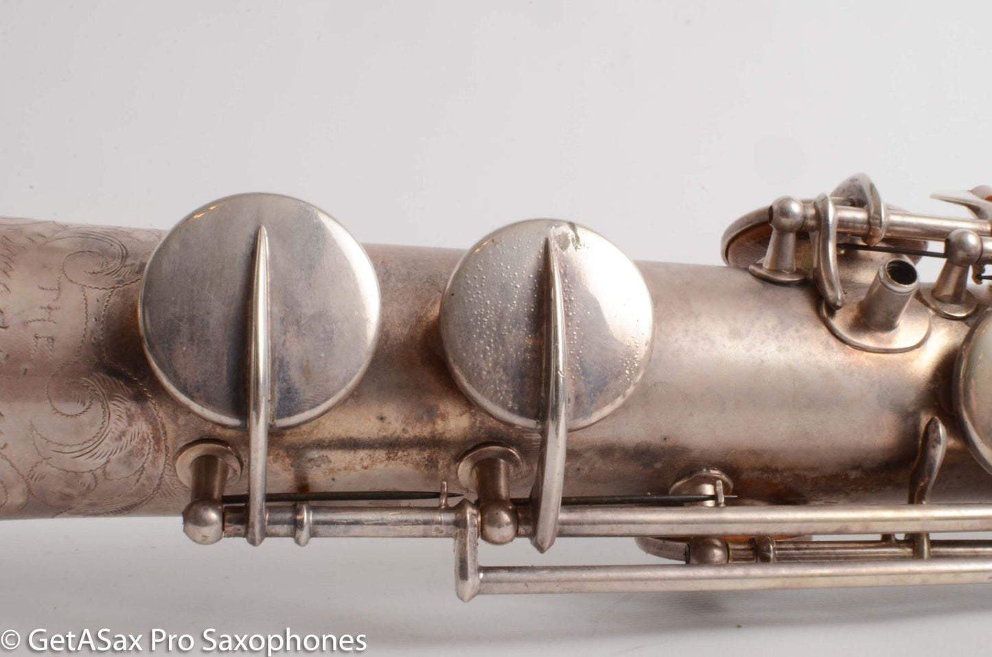 Buescher True Tone C Soprano Original Silver Very Good Condition 140769