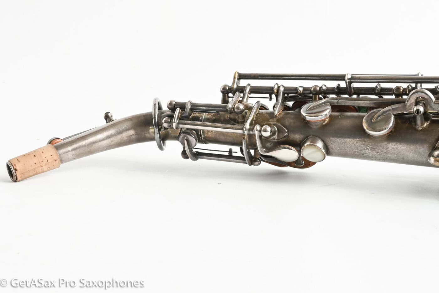 Buescher True Tone Curved Soprano Plays Great! High Eb 2 Cases 94387