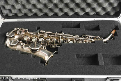 Buescher True Tone Curved Soprano Plays Great! High Eb 2 Cases 94387