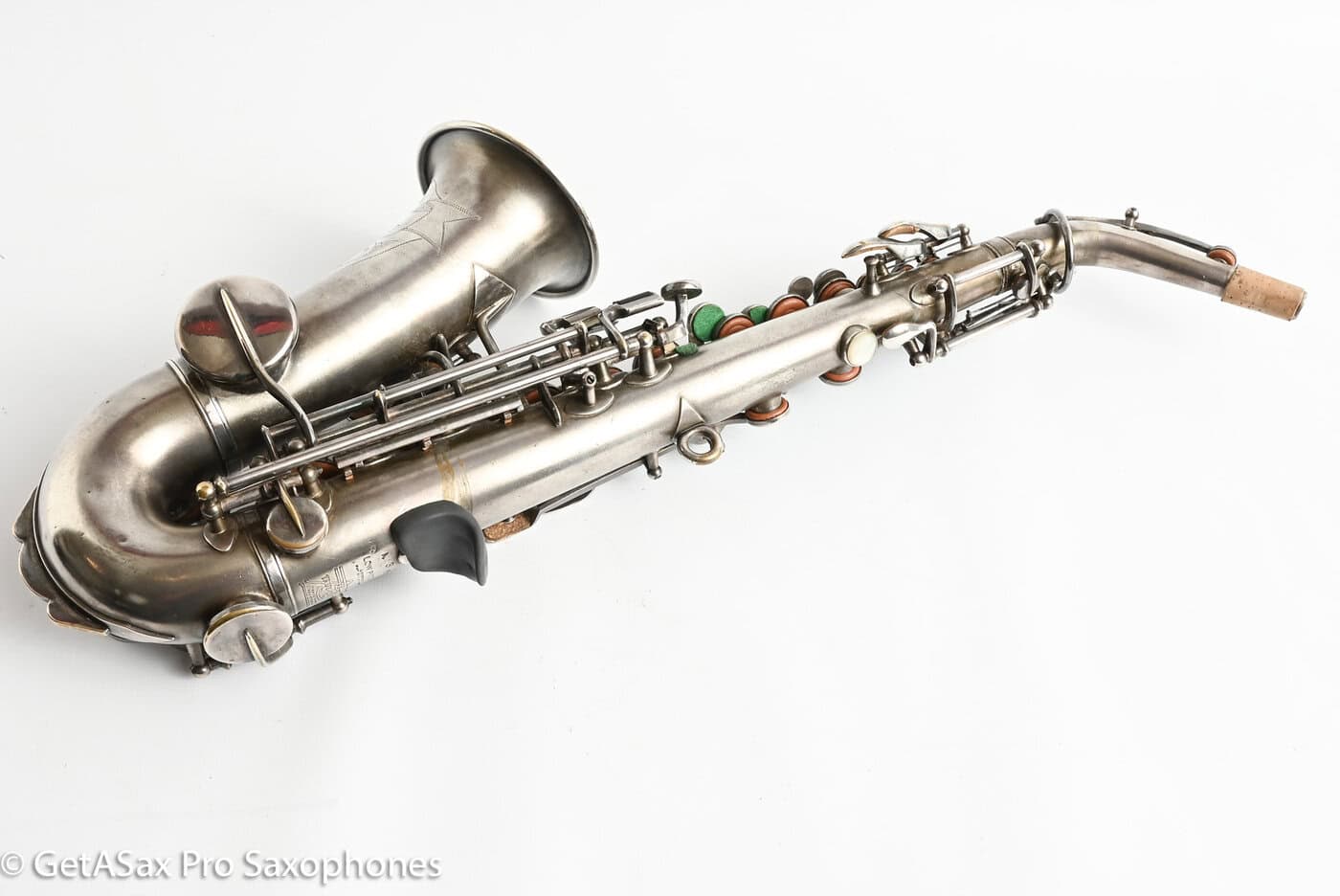 Buescher True Tone Curved Soprano Plays Great! High Eb 2 Cases 94387