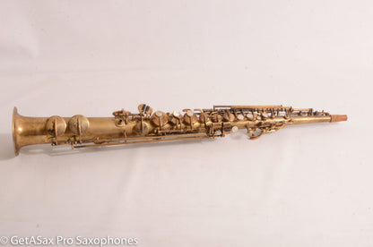 Buescher True Tone Original Gold Plate Bb Soprano Saxophone 131668