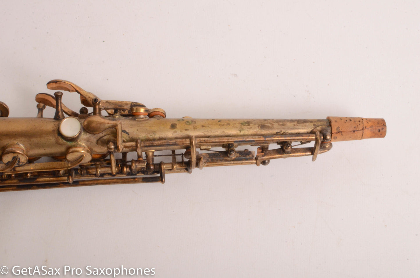 Buescher True Tone Original Gold Plate Bb Soprano Saxophone 131668