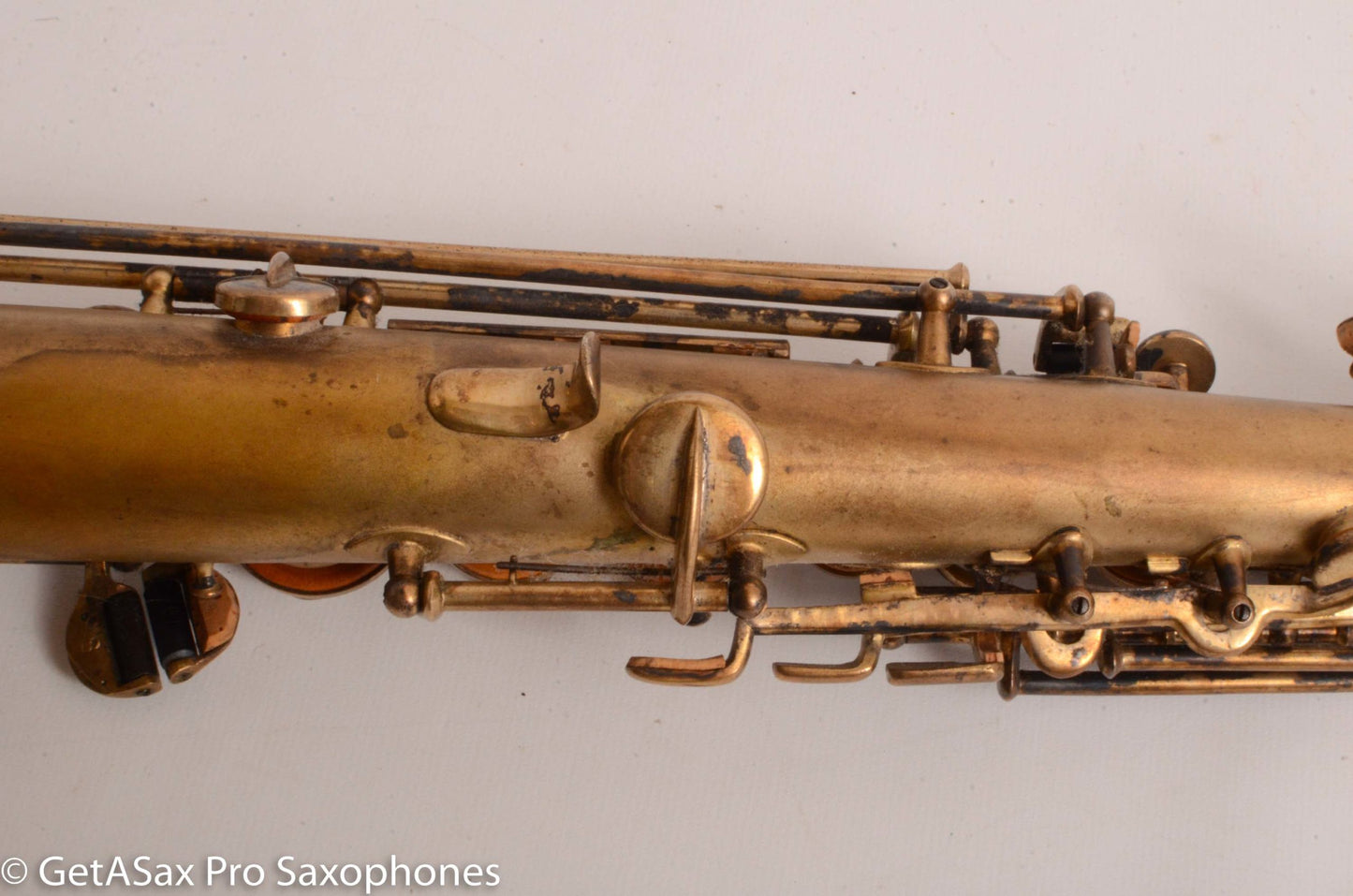 Buescher True Tone Original Gold Plate Bb Soprano Saxophone 131668