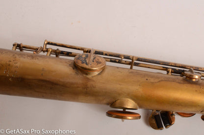 Buescher True Tone Original Gold Plate Bb Soprano Saxophone 131668