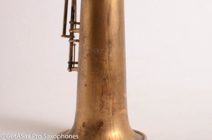 Buescher True Tone Original Gold Plate Bb Soprano Saxophone 131668