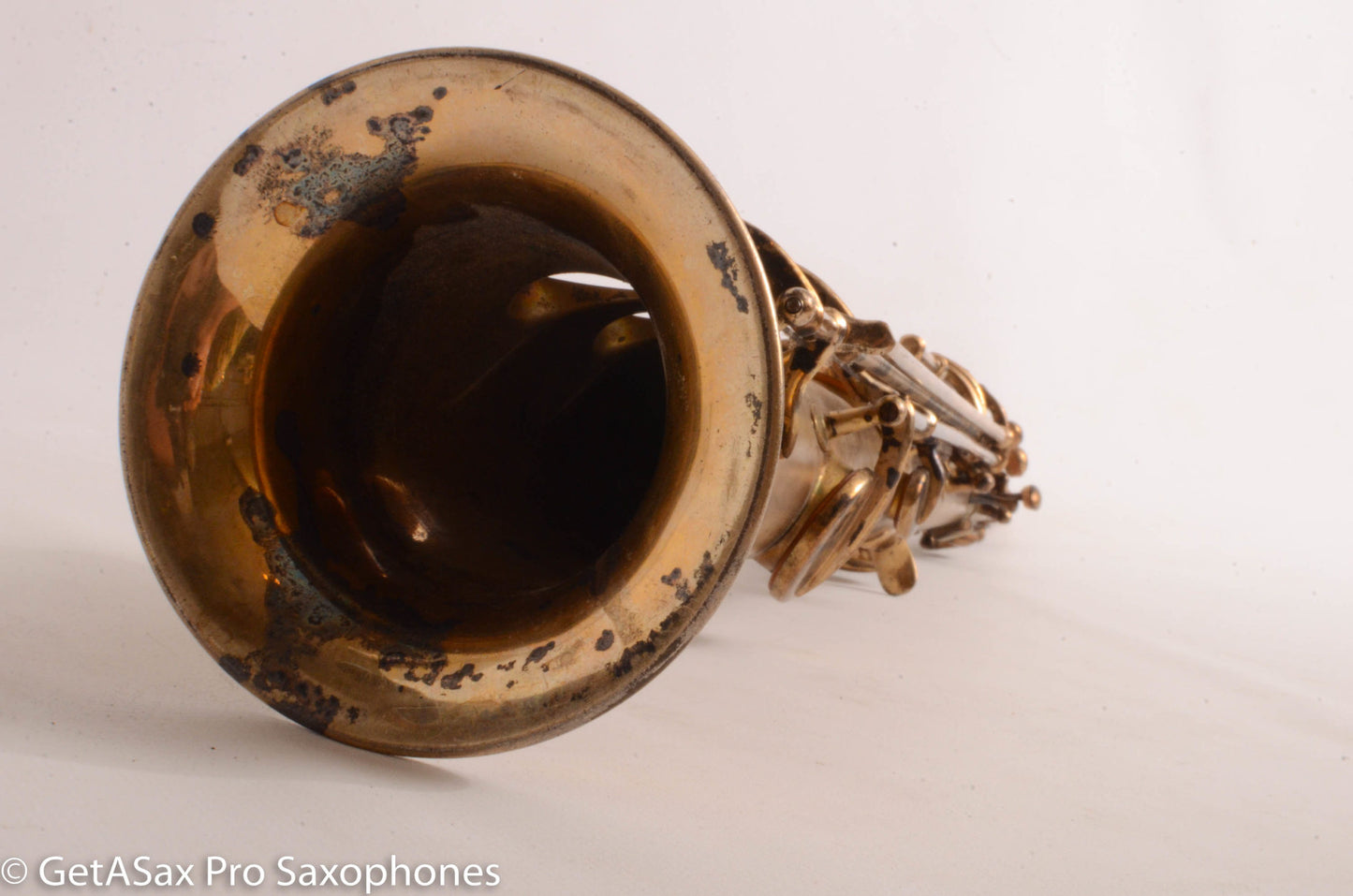 Buescher True Tone Original Gold Plate Bb Soprano Saxophone 131668