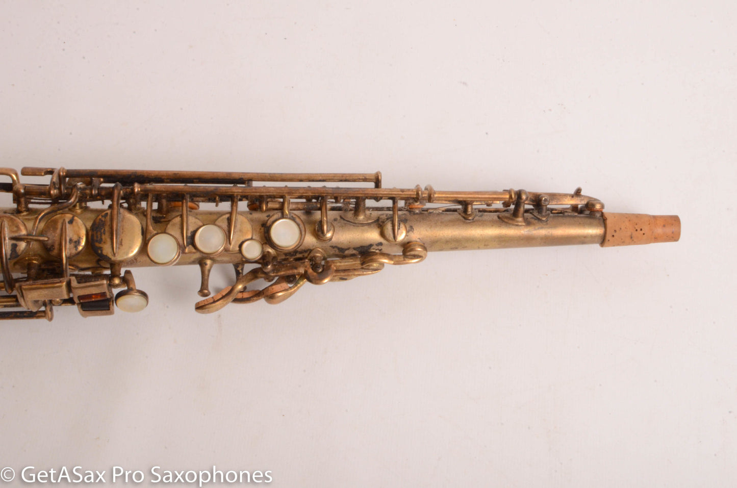 Buescher True Tone Original Gold Plate Bb Soprano Saxophone 131668