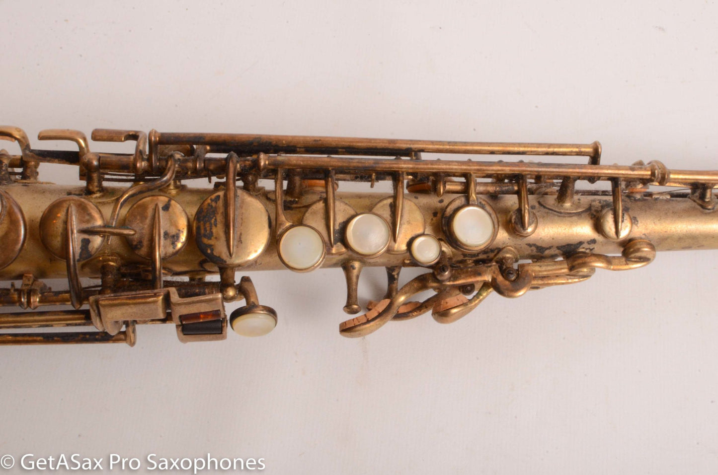 Buescher True Tone Original Gold Plate Bb Soprano Saxophone 131668