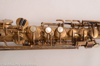 Buescher True Tone Original Gold Plate Bb Soprano Saxophone 131668