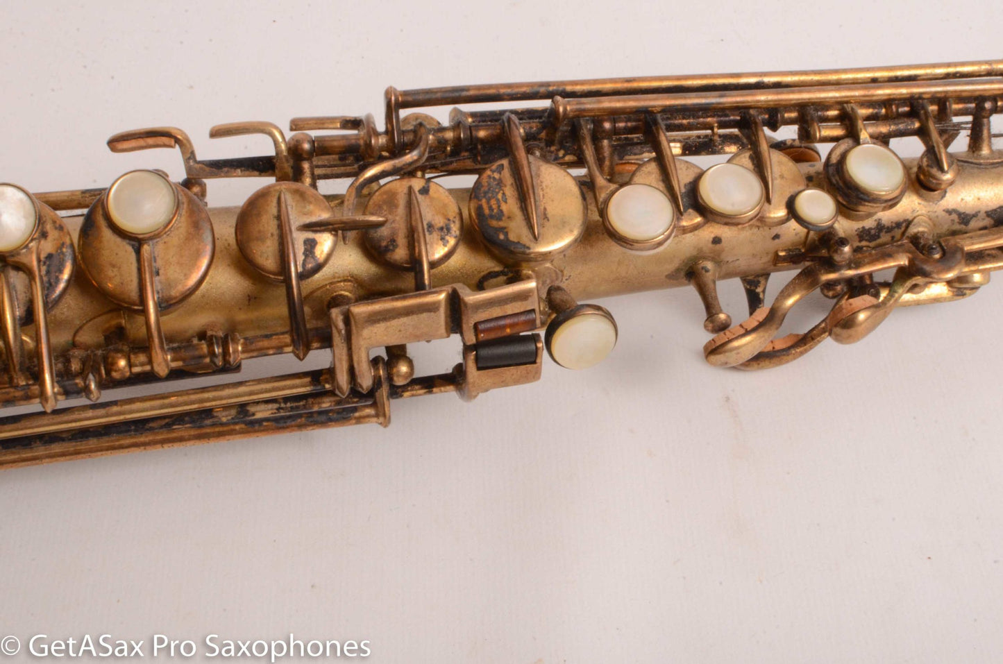 Buescher True Tone Original Gold Plate Bb Soprano Saxophone 131668