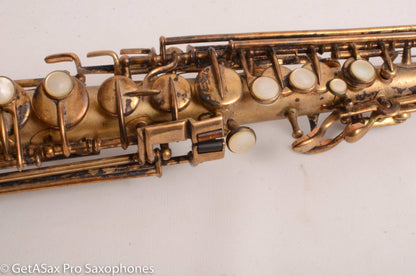 Buescher True Tone Original Gold Plate Bb Soprano Saxophone 131668