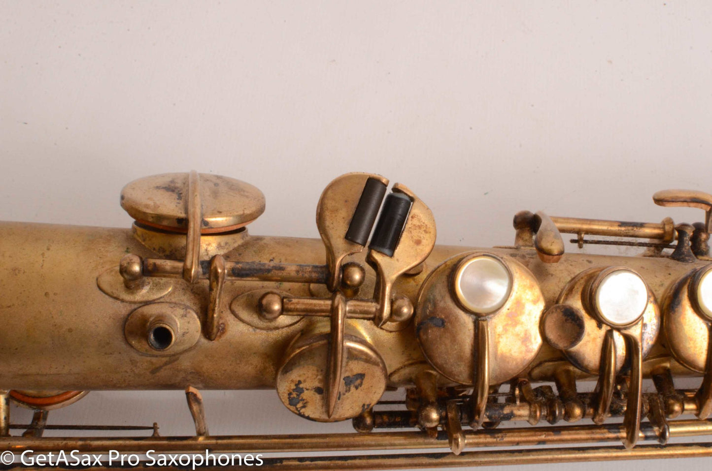 Buescher True Tone Original Gold Plate Bb Soprano Saxophone 131668