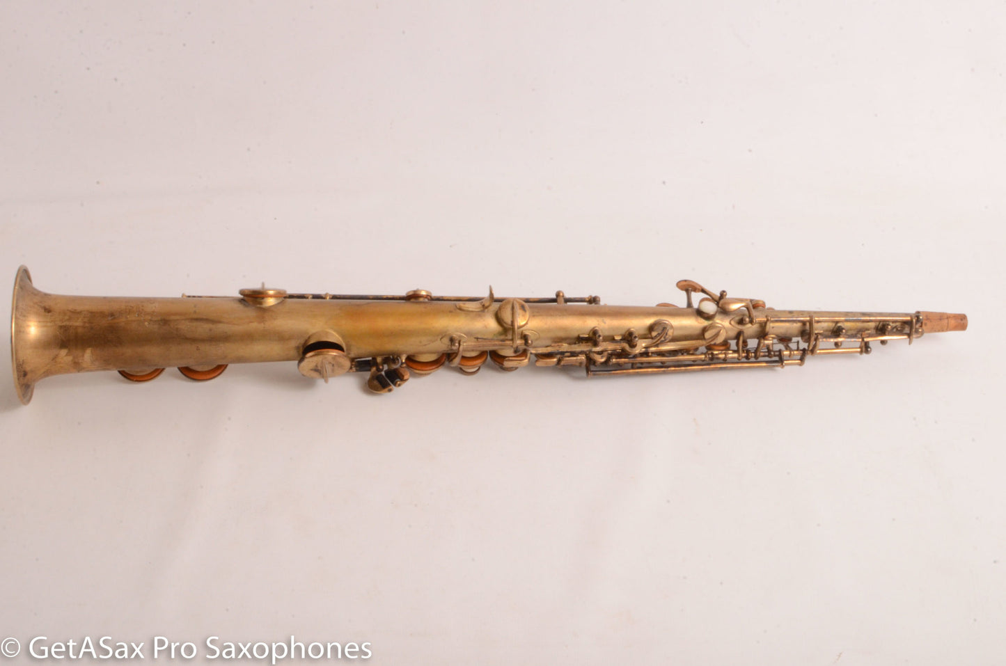 Buescher True Tone Original Gold Plate Bb Soprano Saxophone 131668