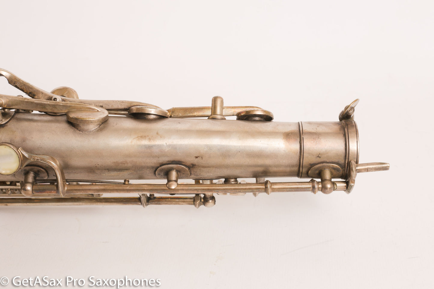 Buescher True Tone Series IV Tenor Saxophone Original Silver Plate 237689
