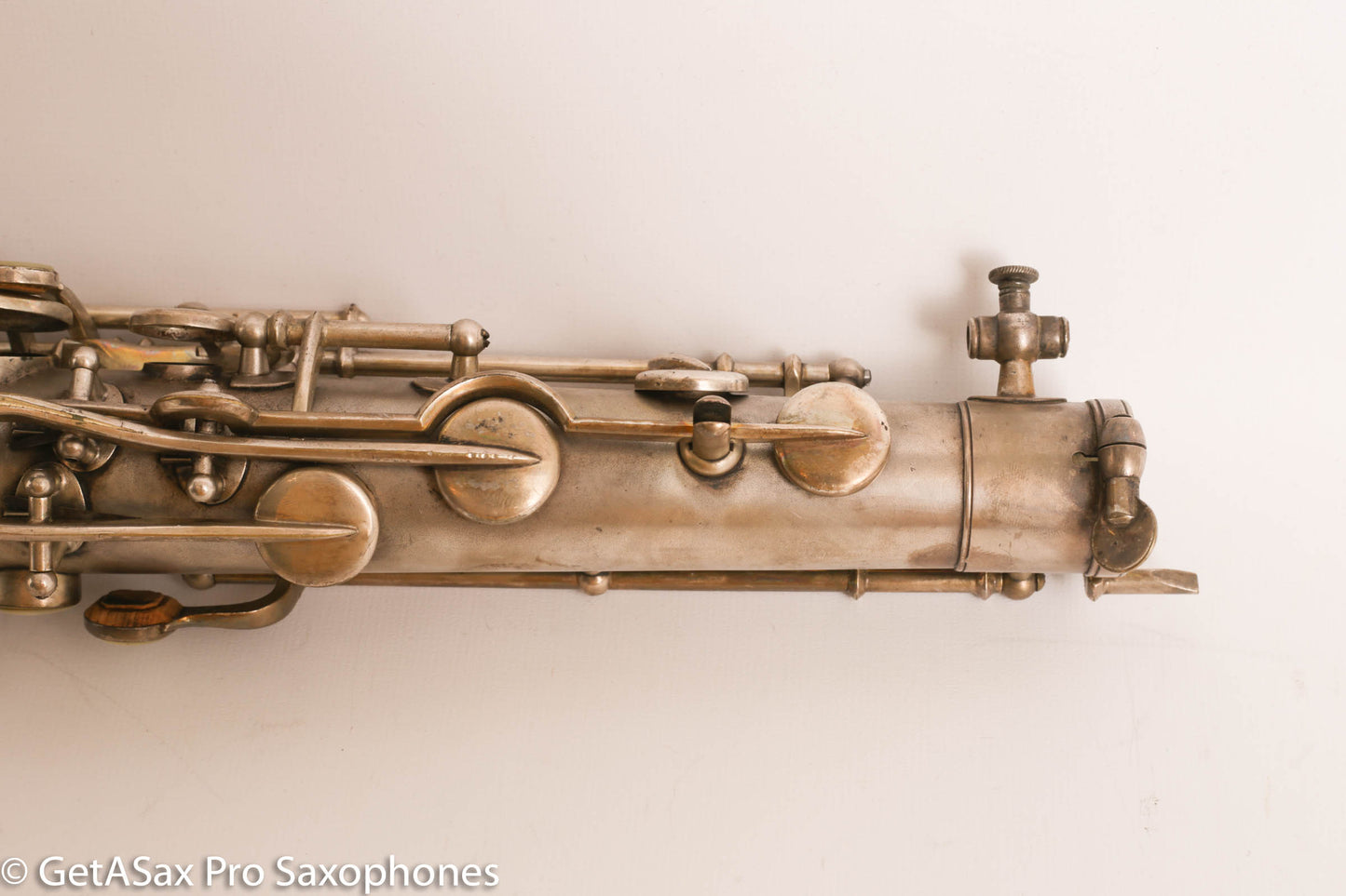 Buescher True Tone Series IV Tenor Saxophone Original Silver Plate 237689