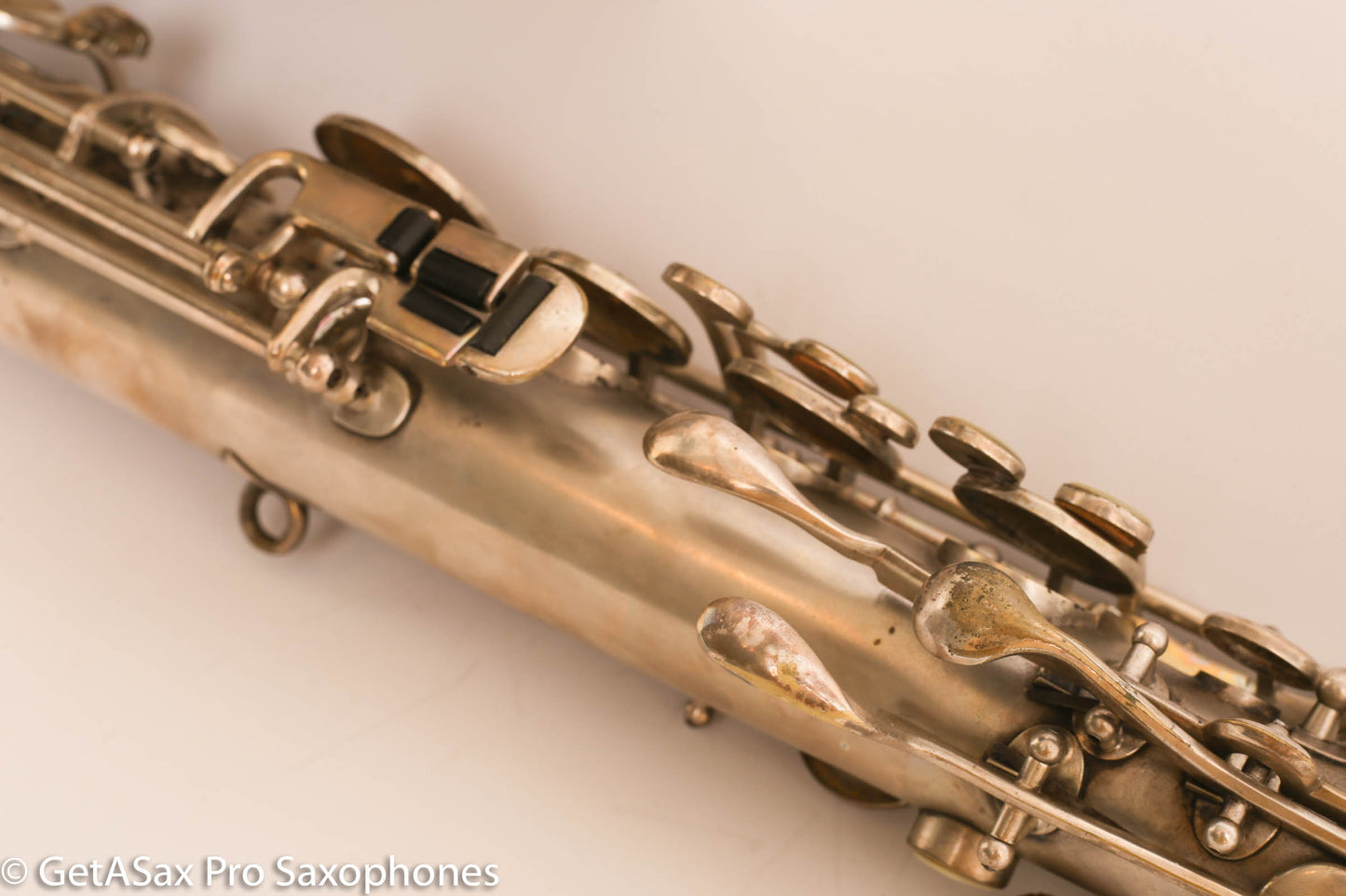 Buescher True Tone Series IV Tenor Saxophone Original Silver Plate 237689
