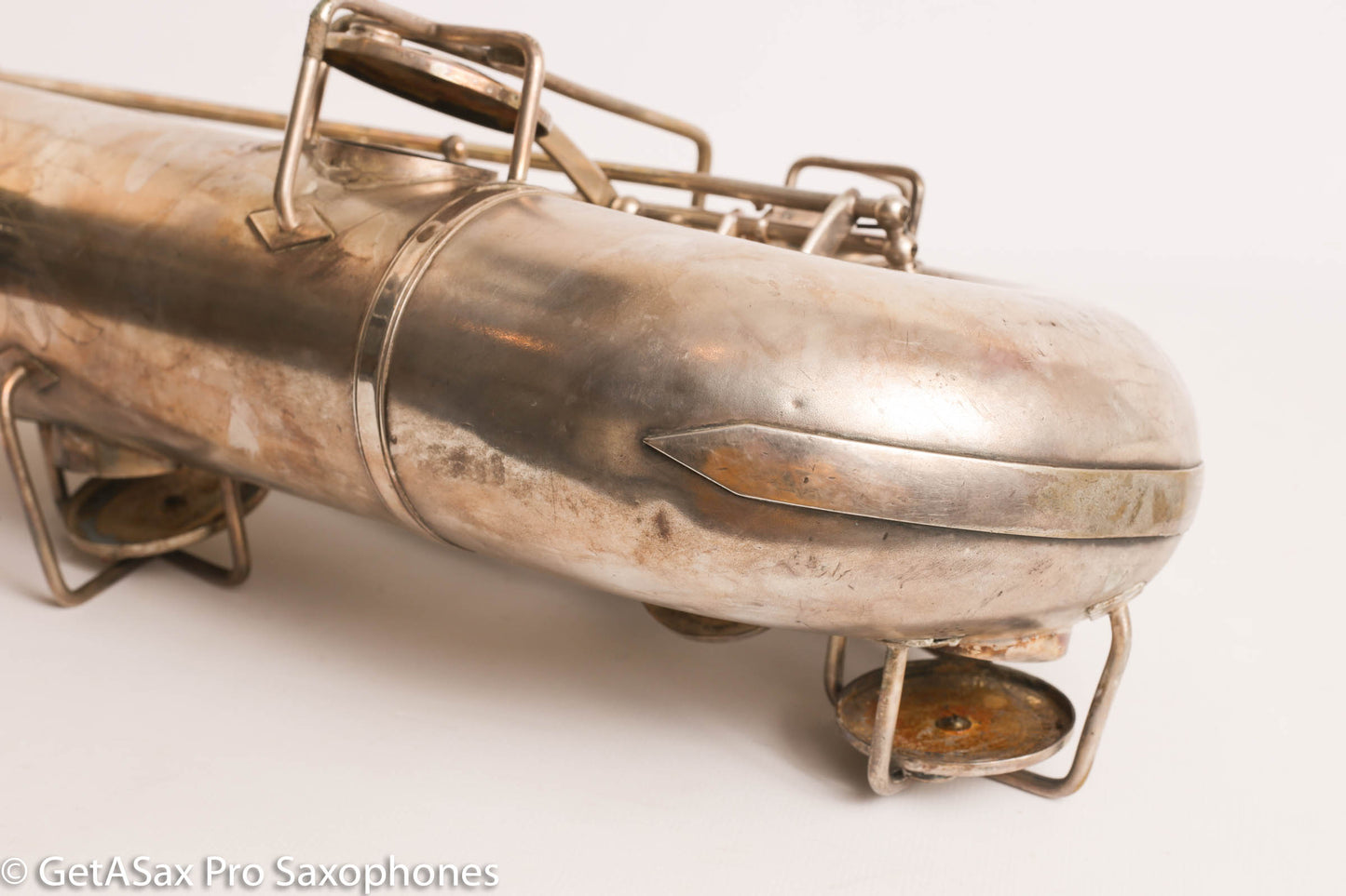 Buescher True Tone Series IV Tenor Saxophone Original Silver Plate 237689