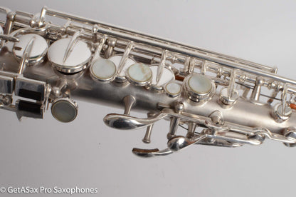 Buescher True Tone Soprano Gorgeous Original Silver Overhauled 189327
