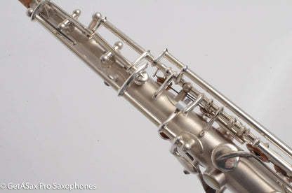 Buescher True Tone Soprano Gorgeous Original Silver Overhauled 189327