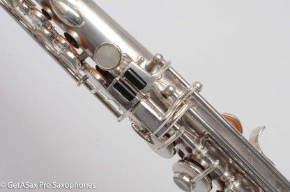 Buescher True Tone Soprano Gorgeous Original Silver Overhauled 189327