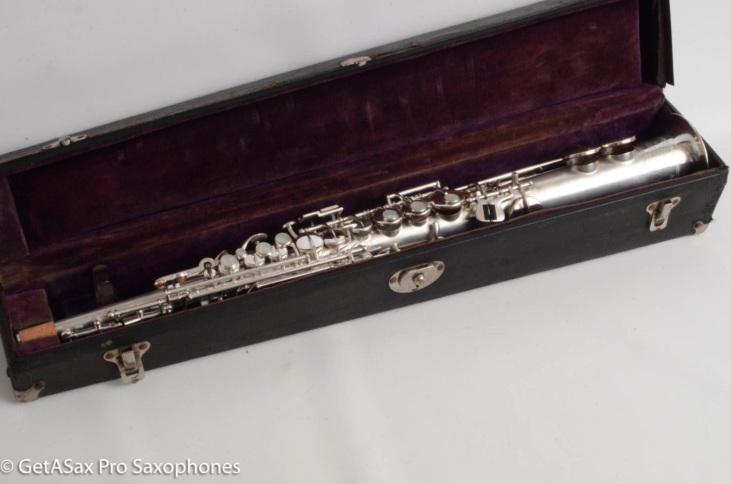 Buescher True Tone Soprano Gorgeous Original Silver Overhauled 189327