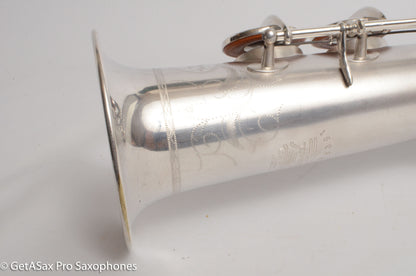 Buescher True Tone Soprano Gorgeous Original Silver Overhauled 189327